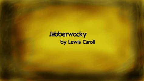 jabberwocky song lyrics